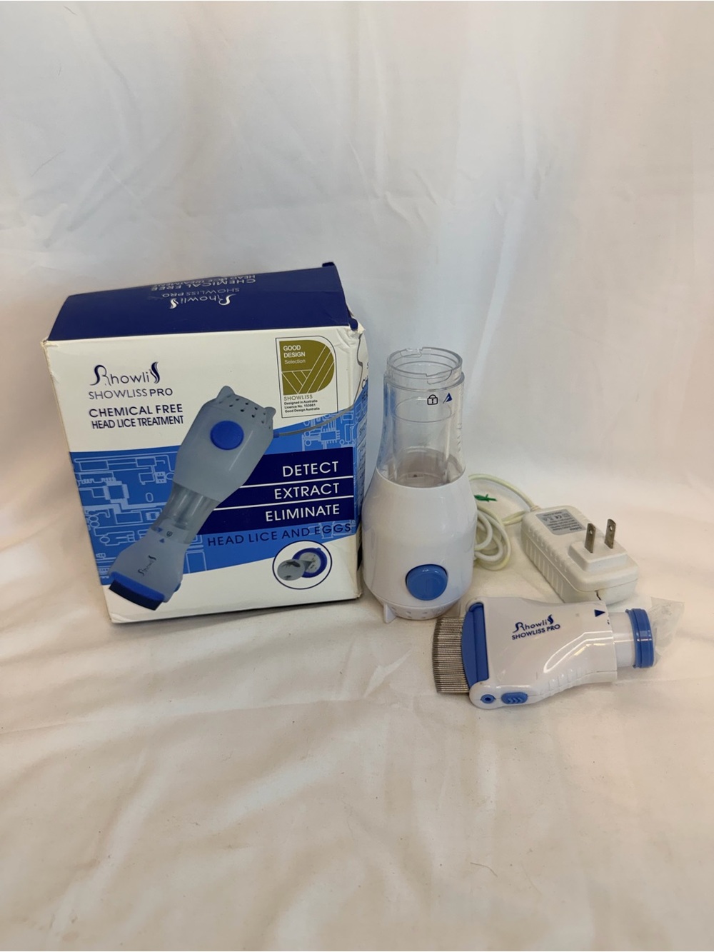Electric Vacuum Comb for Lice Treatment